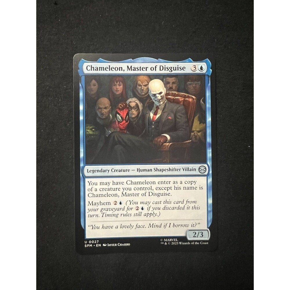 Chameleon, Master of Disguise – MTG – 2025 Marvel SPM 0027 – Legendary Creature
